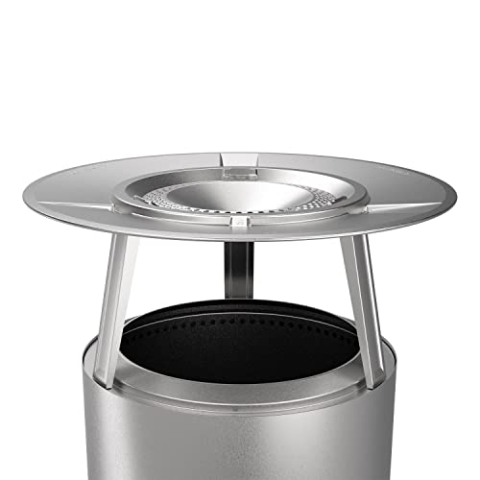 Solo Stove Bonfire Wärmeverteiler für Feuerschale | Mit 3 abnehmbaren Füßen, Zubehör für Ranger Feuerstelle, Effiziente Wärmeverteilung, Edelstahl, Maße (HxØ): 25,4 x 63,5 cm, 3 kg