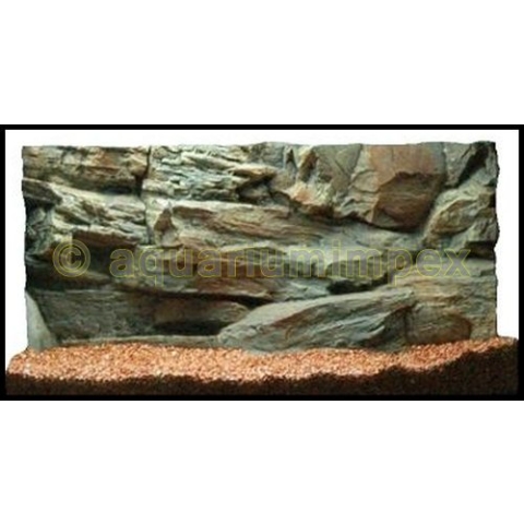 3D Aquarienrückwand 60x30 Rock