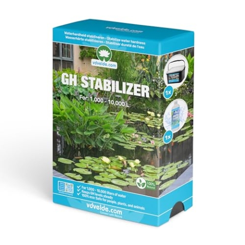 vdvelde.com - GH Plus Value Wasserhärteerhöhungs Paket - M - GH+ 1.000 bis 10.000 L - Für 1.000 bis 10.000 l- Verhindert und bekämpft Schwebe- und Fadenalgen- Entfernt Schlamm und stabilisiert KH,