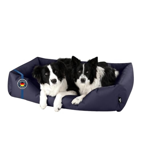 BedDog Hundebett Zara, Hundekissen mit abziehbaren waschbaren Bezug, Hundekorb, Hundesofa, für große Hunde, XXXL