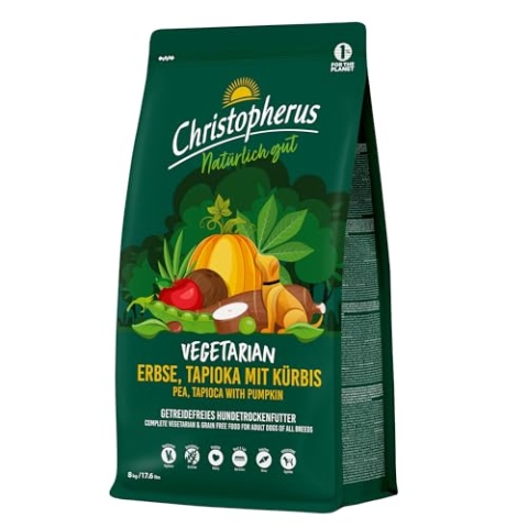 Christopherus Vegetarian - Erbse, Tapioka mit Kürbis, 8kg
