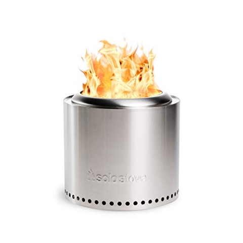Solo Stove Feuerschale Ranger 2.0 | Feuerstelle zur Raucharmen Holzverbrennung, Herausnehmbare Auffangschale, Mobile Outdoor Feuertonne für Unterwegs, Edelstahl, 38 x 32 cm, 6,8 kg