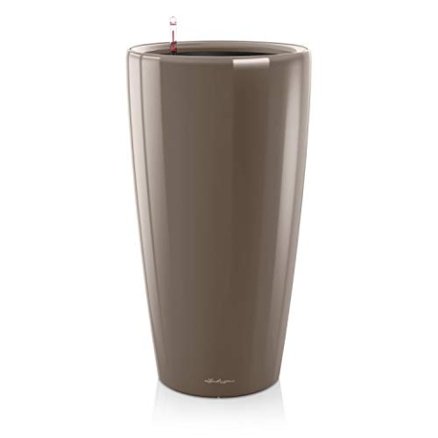 LECHUZA RONDO Premium 40 taupe hochglanz 15744