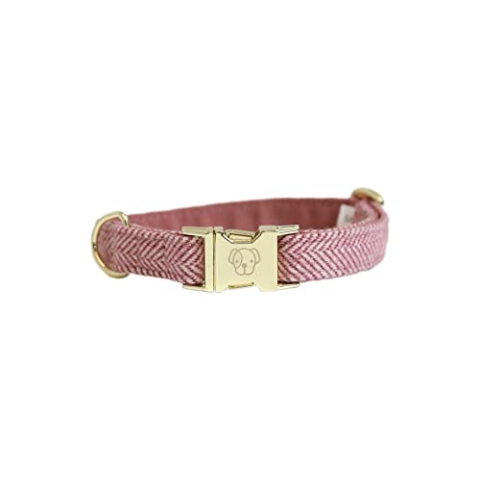Kentucky Dogwear - Hundehalsband Wolle - Hellrosa - Größe XS - 25-38cm