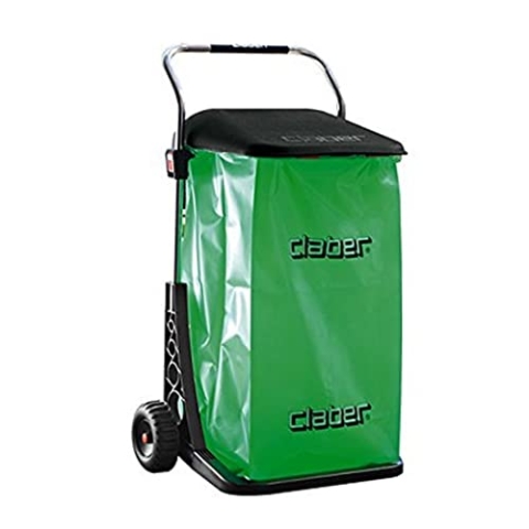 Claber 54019 8934 Carrycart, Fahrbarer Abfallsackständer, Schwarz