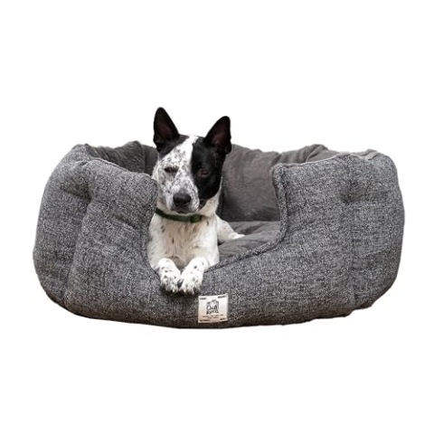Beeztees Nano Hundebett Chill Kuzzi, Hundebett, Grau, 58 x 58 x 30 cm
