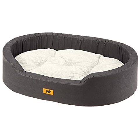 Ferplast Hundebett Hundekissen Hundekorb Hundesofa für mittegroße Hunde, 65 x 46 x 17 cm Waschbar