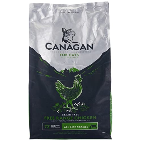 Canagan Complete Katzenfutter – getreidefrei, Freiland-Huhn