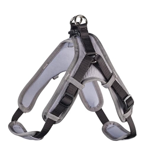 HUNTER Geschirr Neopren Vario Quick 67 - 80 cm, schwarz/grau