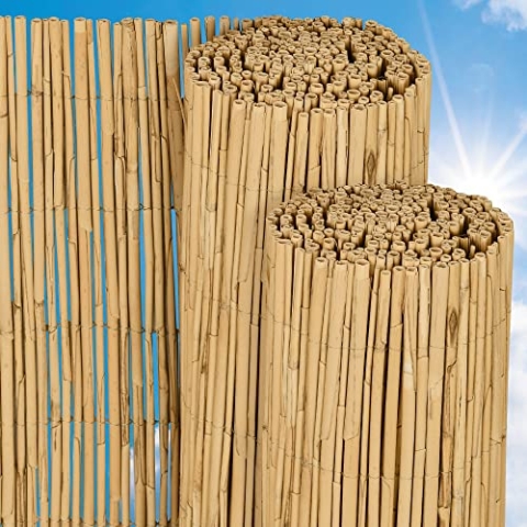 Sol Royal Schilfmatten Sichtschutz Zaun 160x600 cm SolVision S36 – langlebiger & witterungsbeständiger 100% Schilfrohrmatte Indoor & Outdoor für Balkon, Terrasse, Garten – Windschutz & Sonnenschutz