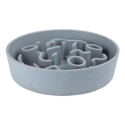 District 70 - Bamboo Dog Slow Feeder - Ice Blue - ø 21 cm