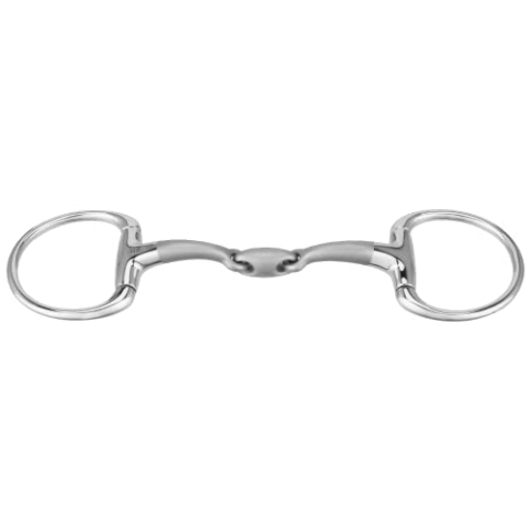 Sprenger SATINOX Olivenkopftrense 14 mm doppelt gebrochen - Edelstahl rostfrei, 135 mm Weite