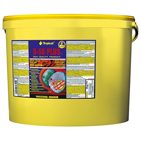 Tropical D-50 Plus Farbförderndes Flockenfutter für Diskusfische, 1er Pack (1 x 11 l)
