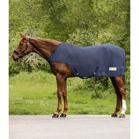 Waldhausen Fliegen-Führmaschinendecke Comfort, Nachtblau, 145 cm