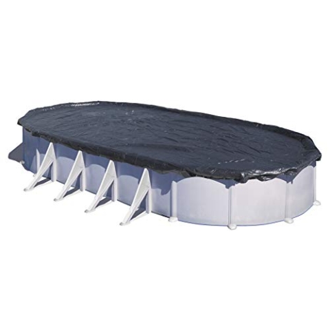 Gre CIPROV1001 - Winterabdeckung für ovale Pools 1000 x 550 cm, 120 g/m². Poolabdeckung zum Schutz des Poolwassers