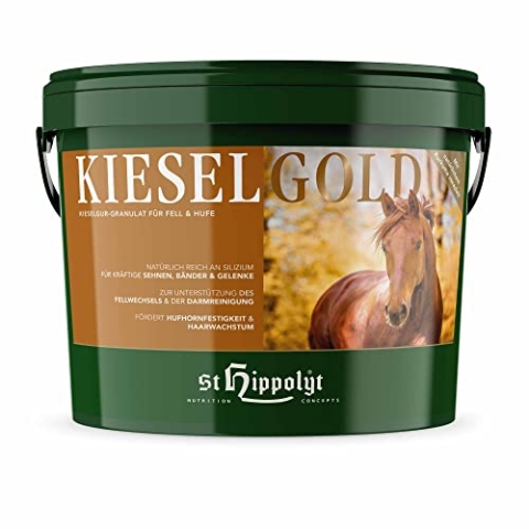 St.Hippolyt Kieselgold 10kg für Fell und Hufe