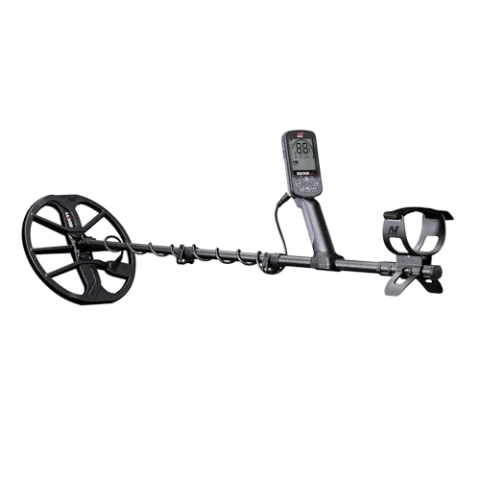 MINELAB Equinox 700 Multifrequenz zusammenklappbarer Metalldetektor für Erwachsene mit der Wasserdichten EQX 11" Doppel-D Spule & kabellose Kopfhörer (Option für 4 einzelne Frequenzen, 3 Suchmodi)
