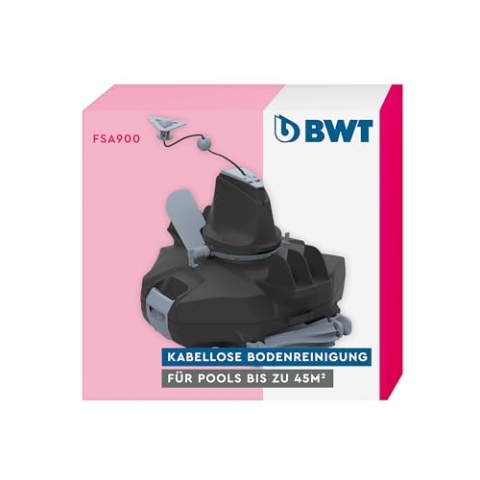 BWT Akku Poolroboter FSA900 – Automatischer Poolboy für Kabellose Reinigung des Bodens per Stop & Go System