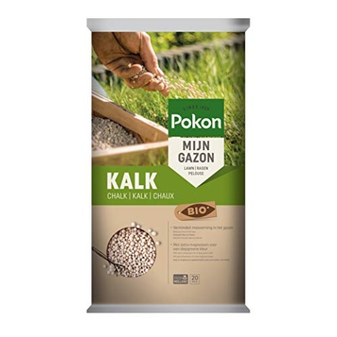Pokon Bio Kalk, Granulat, Rasenkalk, Gartenkalk, natürlicher Kalkdünger, gekörnt, mit Magnesium, 20kg