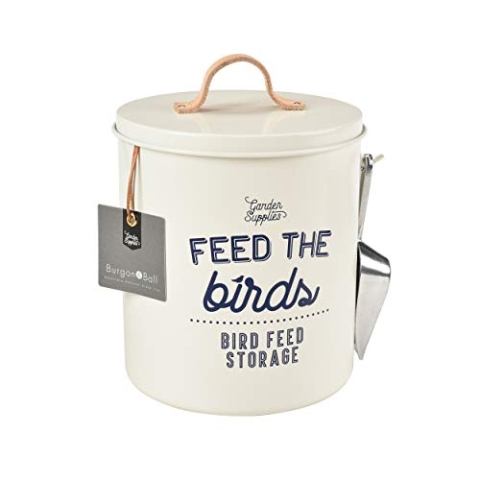 Burgon and Ball neuer Feed the Birds - Vogelfutter-Behälter aus Emaille