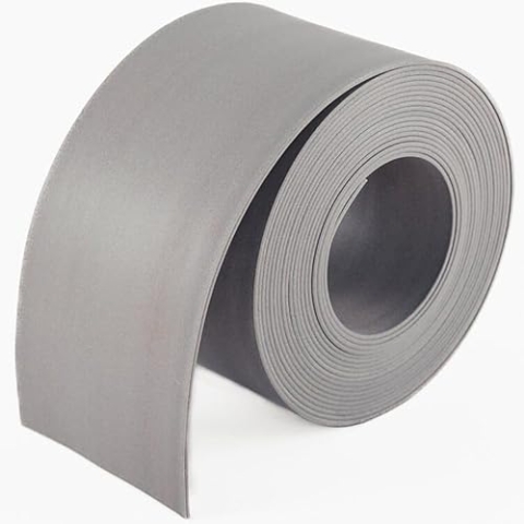 Rori Graue Rasenkante Rolle 10 m - Flexibele Rasenkante Kunststoff - Raseneinfassung - Beetumrandung - Rasenbegrenzung Lange Lebensdauer - Rasenkanten - 15 cm Hoch
