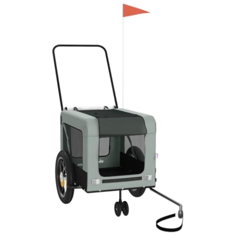 vidaXL Fahrradanhänger Hund Fahrradanhänger Hunde Radanhänger