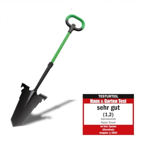 Hammersmith RayzerShovel 2023 – Spaten mit Wurzelsäge für Harte, steinige Böden