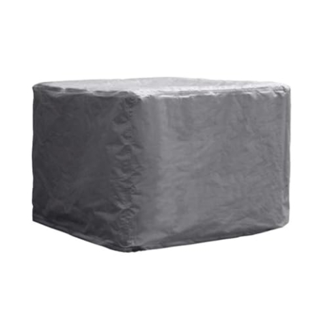 Perel Schutzhülle für Sitzgruppe, Grau, Kubus, 95 cm x 95 cm x 70 cm