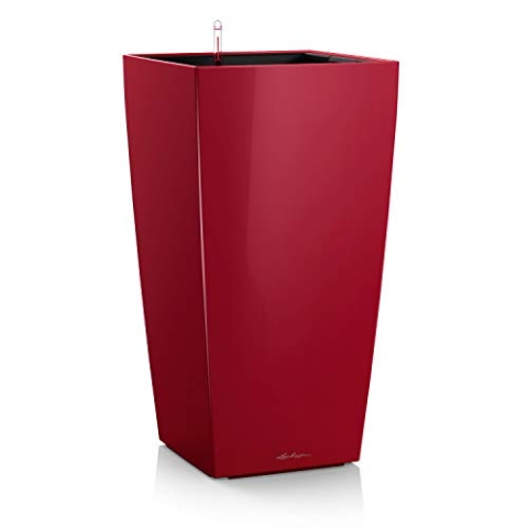 LECHUZA CUBICO Premium 40 scarlet rot hochglanz 18193