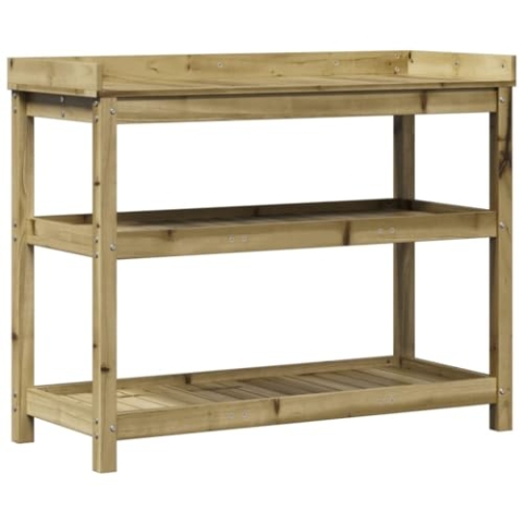 vidaXL Pflanztisch Ablagen 108x45x86,5 cm Imprägniertes Kiefernholz