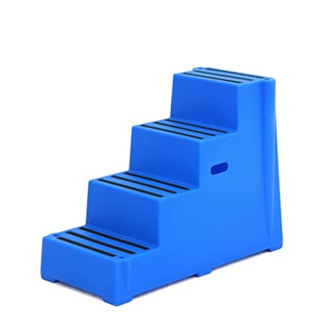 Nedlandic Aufstiegshilfe mit 4 Stufen (Blau)