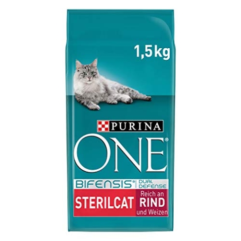 PURINA ONE Sterilcat reich an Rind und Weizen