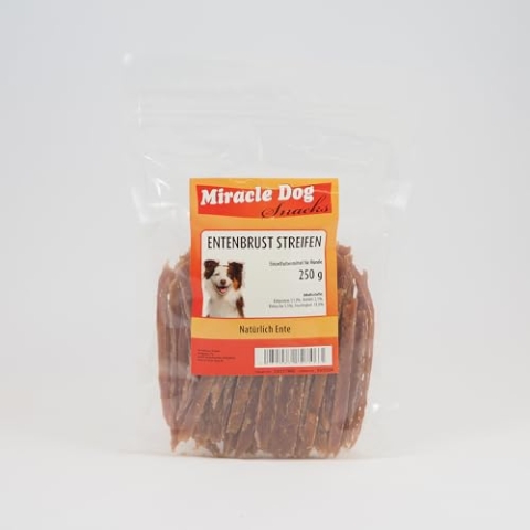 Miracle Dog Entenbrust Streifen 10 x 250g