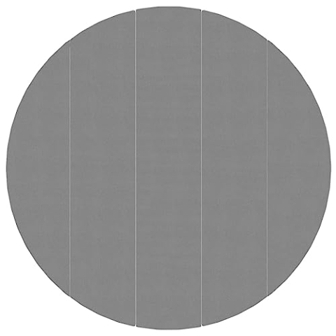 vidaXL Pool Bodentuch, Pool Bodenmatte Bodenplane, Poolunterlage Bodenschutz, Unterlegmatte für Pool Schwimmbecken, Hellgrau Polyester Geotextil