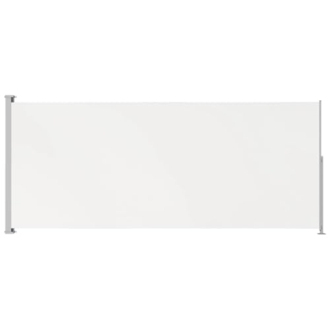vidaXL Seitenmarkise für Terrasse, Rasen, Garten, Sonnendach, Windschutz, 180 x 500 cm, Creme