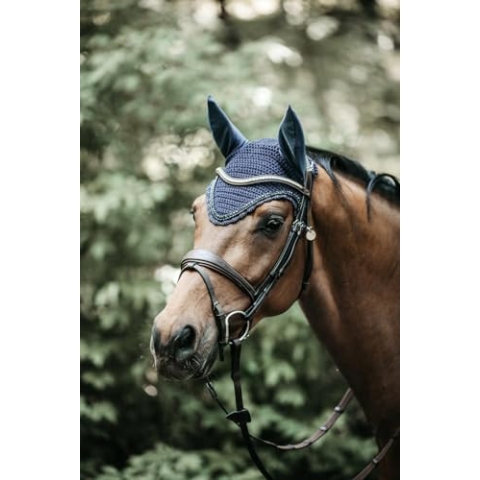 Kentucky - Fliegenhaube lang Stone & Pearl dunkelblau