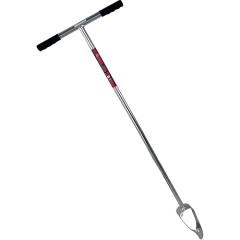 Synx Tools Erdbohrer 7cm verzinkt, Länge 120cm, Professionell, Ideal für Ausgrabarbeiten, Gartenbohrer, Pflanzenbohrer, Pfostenbohrer