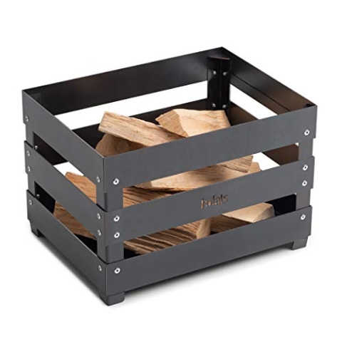 höfats - Crate Feuerschale - Weinkiste, Feuerstelle, Grill und Hocker in einem - Feuerkorb für Garten, Terrasse und Camping - Corten-Stahl