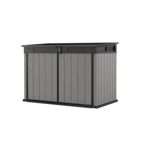 Keterbox Premier Jumbo, 2020l Fassungsvermögen, Außenmaße (BxHxT): 190,5 x 132 x 109 cm, passend für 3X 240l oder 2X 360l Mülltonnen, wetterfest, wasserdicht, mehrfarbig, Kunststoff