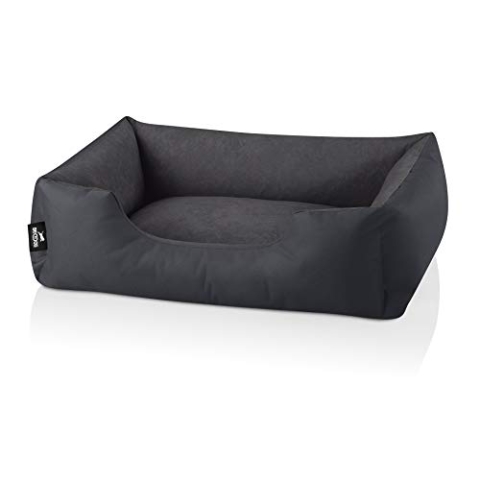 BedDog Hundebett Zara, Hundekissen mit abziehbaren waschbaren Bezug, Hundekorb, Hundesofa, für kleine Hunde, S