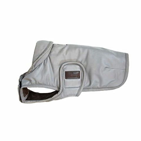 Kentucky Dogwear - Hundemantel - Inkl. Bauchschutz - Reflektierend & Wasserdicht 150g - Silber - Größe (XXL) - 71-80cm