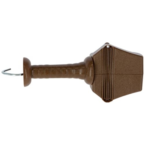 KERBL Premium Tor-Set FLEXIGATE green (Koppelzaun mit 6 mm Seil & 6 m Länge, 36,5 x 15,5 x 14 cm Stromzaun in Braun) 442399
