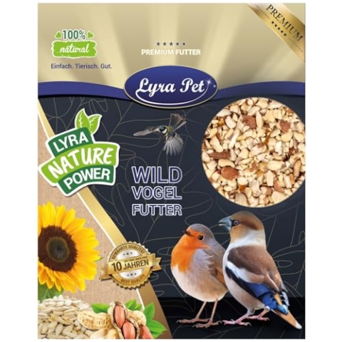 Lyra Pet® | 20 kg Erdnusskerne Gehackt mit Haut | Ideal für Kleine Vögel & Jungtiere | Gehackte Erdnüsse | Ganzjahres Wildvogelfutter | Ballaststoffreiches Vogelfutter | Energie für Wildvögel