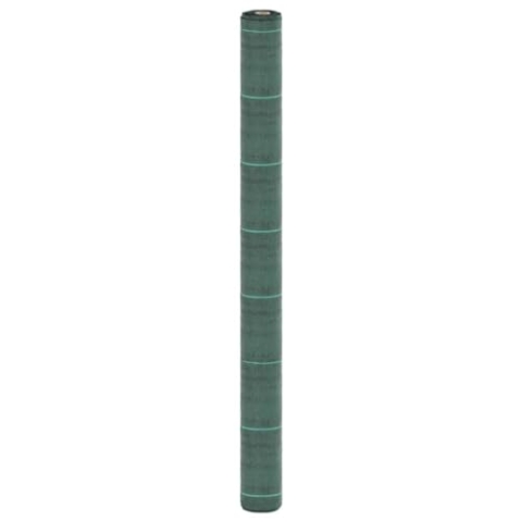 vidaXL Unkrautvlies, Gartenvlies gegen Unkraut, Unkrautfolie Wasserdurchlässig UV-stabilisiert, Unkrautflies Mulchfolie Bodengewebe, Grün 1,5x100m PP