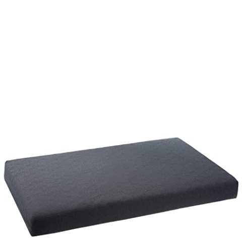 PETSTUFF Orthopädisches Hundebett Bezug abnehmbar waschbar Farb- und Größenwahl, dunkelgrau, XL