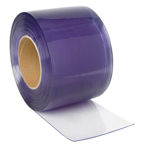 Kerbl Streifenvorhang (für Ställe / Paddocks / Hallen, Rollenlänge 25 m, Breite 30 cm, Vorhang transparent, PVC, ohne Montagematerial) 291150