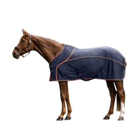 Waldhausen Sommerdecke, Nachtblau/orange, 155 cm
