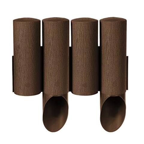 Cellfast Standard Gartenpalisade Rasenkante Palisade Beetumrandung (13,8m, Braun)