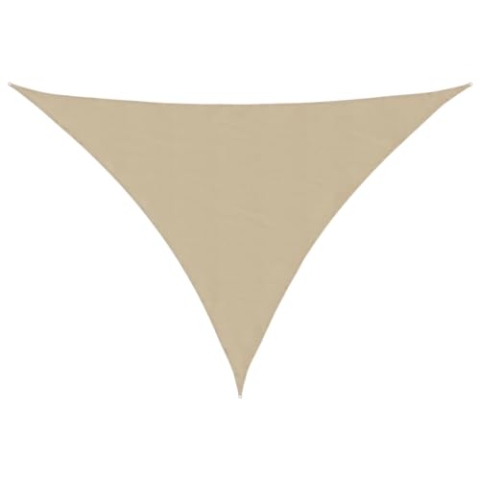 vidaXL Sonnensegel, Sonnenschutz UV Schutz für Balkon Garten Terrasse, Sonnendach Wasserfest, Windschutz Wetterschutz, Beige 7x5x5m 100% Polyester Oxford