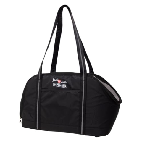 JACK AND VANILLA, Bequemer Trekkingträger mit gepolsterten Schultergurten, geräumigen Fächern und modernem Design, ideal für Sport und Reisen, U, schwarz, Modell Sport Expedition